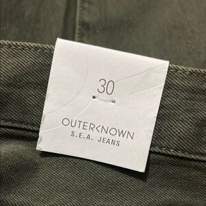 Outerknown S.E.A. Jeans in Dark Green